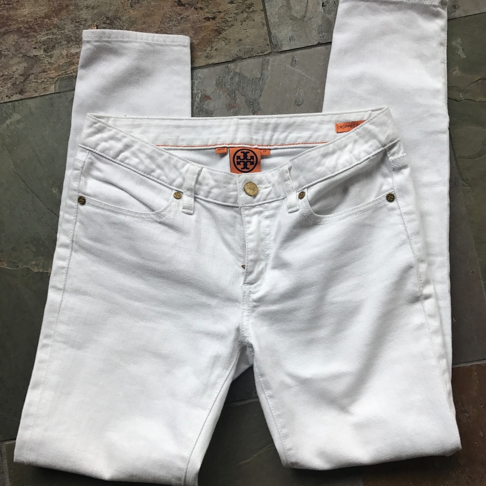 Tory Burch Cropped Slim Jeans - Size 27
